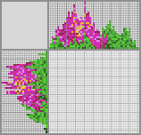 Japanese crossword &laquo;Alberta Wild Rose&raquo;