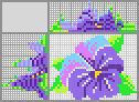 Japanese crossword &laquo;Pansies&raquo;