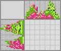 Japanese crossword «Watermelon, kiwi, raspberry, cherry» Japanese crossword «Watermelon, kiwi, raspberry, cherry»