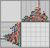 Japanese crossword «Deoxys (attack form)» Japanese crossword «Deoxys (attack form)»