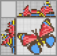 Japanese crossword &laquo;Butterfly&raquo;