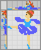 Japanese crossword &laquo;Ballerina&raquo;