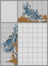 Japanese crossword &laquo;Cyanistes cyanus&raquo;