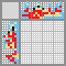 Japanese crossword &laquo;A white bear cub with a cup&raquo;