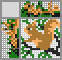 Japanese crossword &laquo;Squirrel on a pine tree&raquo;