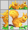 Japanese crossword &laquo;Squirrel&raquo;
