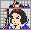 Japanese crossword &laquo;Snow White&raquo;