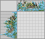 Japanese crossword &laquo;Turquoise Verse&raquo;