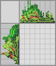 Japanese crossword «Shiny Bulbasaur (Pokemon)» Japanese crossword «Shiny Bulbasaur (Pokemon)»