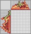 Japanese crossword «Bell pepper in cross section» Japanese crossword «Bell pepper in cross section»