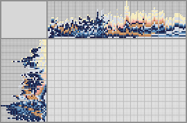 Japanese crossword «The Great Wave» Japanese crossword «The Great Wave»