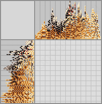 Japanese crossword «Bearded vulture» Japanese crossword «Bearded vulture»