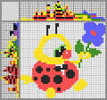 Japanese crossword &laquo;Ladybug&raquo;