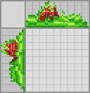 Japanese crossword «Ladybug on clover leaf» Japanese crossword «Ladybug on clover leaf»