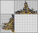 Japanese crossword &laquo;Death's-Head Hawkmoth&raquo;