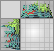 Japanese crossword &laquo;Bulbasaur&raquo;