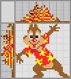 Japanese crossword &laquo;Chipmunk Dale&raquo;