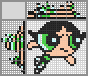 Japanese crossword &laquo;Buttercup (Powerpuff Girls)&raquo;