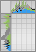 Japanese crossword &laquo;Heron looking for fish&raquo;