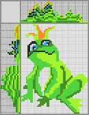 Japanese crossword &laquo;The frog Princess&raquo;