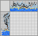 Japanese crossword &laquo;Seagull above the sea&raquo;