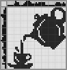 Japanese crossword &laquo;Teapot&raquo;