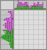 Japanese crossword «Cyclamen» Japanese crossword «Cyclamen»