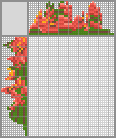 Japanese crossword «Hibiscus flowers» Japanese crossword «Hibiscus flowers»