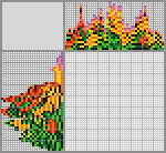 Japanese crossword «Flowers at sunset» Japanese crossword «Flowers at sunset»