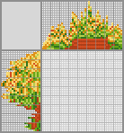 Japanese crossword «Flowers in a pot» Japanese crossword «Flowers in a pot»