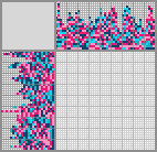 Japanese crossword &laquo;Floral print&raquo;