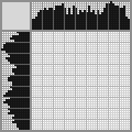 Japanese crossword &laquo;Flower wreath&raquo;