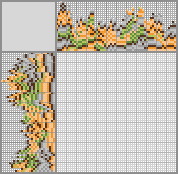 Japanese crossword &laquo;Flower on stones&raquo;