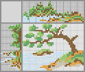 Japanese crossword &laquo;Tree over a cliff&raquo;