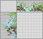 Japanese crossword «Trees by the river» Japanese crossword «Trees by the river»