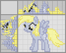 Japanese crossword &laquo;Derpy (My Little Pony)&raquo;