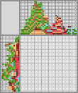 Japanese crossword &laquo;Girl decorates a Christmas tree&raquo;