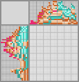 Japanese crossword «A girl with a seashell» Japanese crossword «A girl with a seashell»
