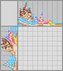 Japanese crossword «Girl with balloons» Japanese crossword «Girl with balloons»