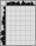 Japanese crossword «Girl turns around with a fan in dance» Japanese crossword «Girl turns around with a fan in dance»