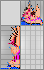 Japanese crossword «A girl from Miami» Japanese crossword «A girl from Miami»