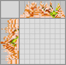 Japanese crossword «Girl with a green apple» Japanese crossword «Girl with a green apple»