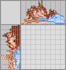 Japanese crossword «Girl in blue scarf» Japanese crossword «Girl in blue scarf»