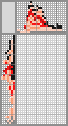 Japanese crossword «The girl in the red set» Japanese crossword «The girl in the red set»