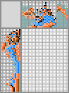 Japanese crossword &laquo;Girl in a swimsuit&raquo;