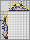 Japanese crossword &laquo;Girl in a yellow hat&raquo;