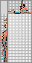 Japanese crossword &laquo;Long-haired bather by Shadowmist&raquo;