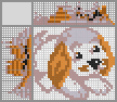 Japanese crossword &laquo;Puppy&raquo;