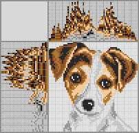Japanese crossword &laquo;Jack russell&raquo;