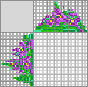 Japanese crossword &laquo;Violet&raquo;
